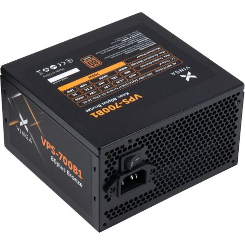Блок питания Vinga 700W (VPS-700B1) - Нулевой остаток (Feed) - Нулевой остаток (Feed)
