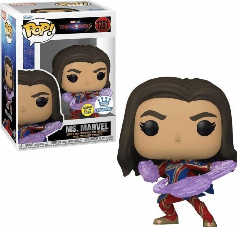 Фігурка Funko Marvel Ms. Marvel (Glow in The Dark) Фанко Мс. Марвел Exclusive 1251 - -