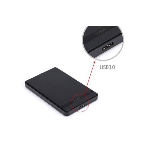 Карман внешний Dynamode 2.5" SATA HDD/SSD USB 3.0 Black (DM-CAD-25317) - Аксессуары к HDD - Аксессуары к HDD