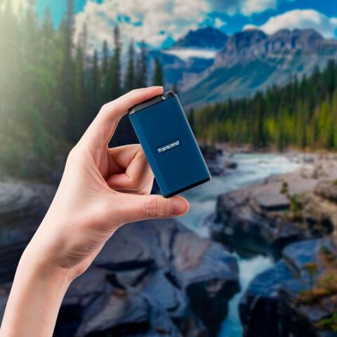 Накопитель SSD USB Type-C 4TB ESD410C Transcend (TS4TESD410C) - Нулевой остаток (Feed) - Нулевой остаток (Feed)