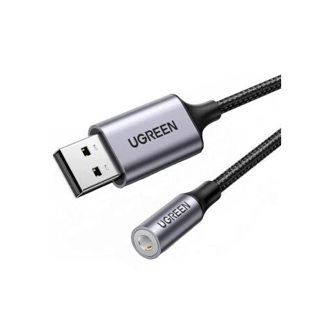 Звуковая плата Ugreen CM477 black (30757) - Нулевой остаток (Feed)  - Нулевой остаток (Feed) 
