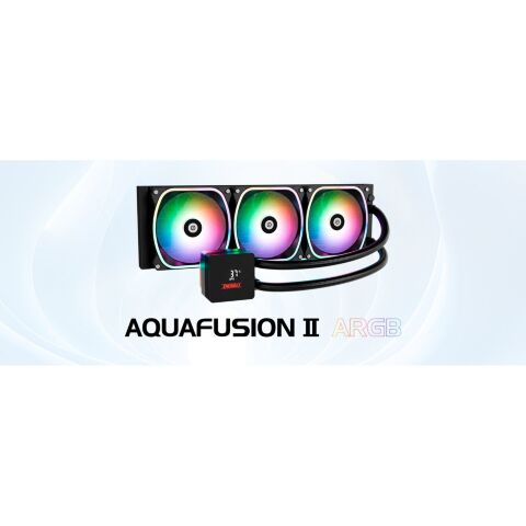 Система жидкостного охлаждения Enermax Aquafusion II 360 ARGB (ELC-AQFS360-SQA) - Системы водного охлаждения  - Системы водного охлаждения 