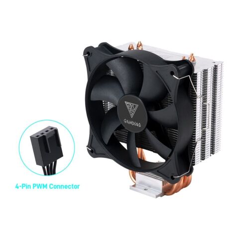 Кулер для процессора Gamdias BOREAS E1-410 (4712960137424) - Нулевой остаток (Feed) - Нулевой остаток (Feed)