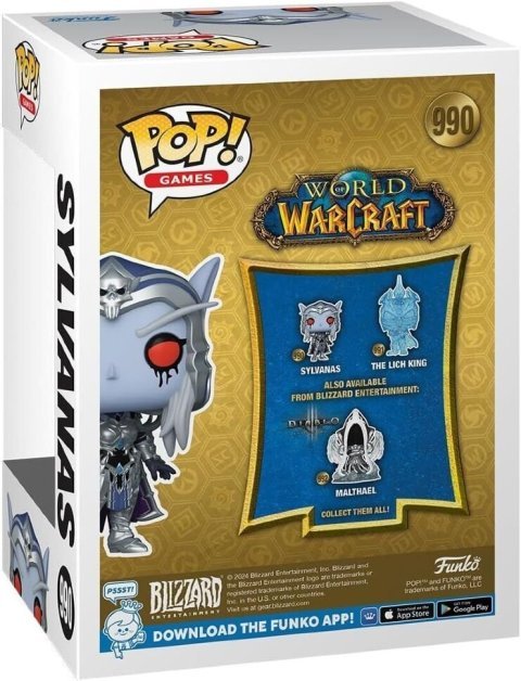 Фигурка Funko World of Warcraft Sylvanas Фанко Варкрафт Сильвана 990 -   -  