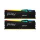 Модуль памяти для компьютера DDR5 16GB (2x8GB) 5600 MHz FURY Beast RGB Kingston Fury (ex.HyperX) (KF556C36BBEAK2-16) - Нулевой остаток (Feed)  - Нулевой остаток (Feed) 