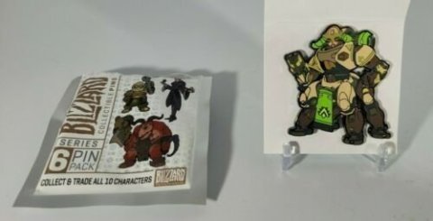 Значок 2018 Blizzcon Blizzard Collectibles Pins Series 6 Orisa - -