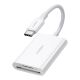 Считыватель флеш-карт Ugreen USB-C 3.1 to TF/SD CM265 White (35506) - Нулевой остаток (Feed) - Нулевой остаток (Feed)