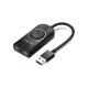 Звуковая плата Ugreen CM129 black (40964) - Нулевой остаток (Feed)  - Нулевой остаток (Feed) 