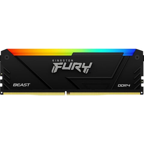 Модуль памяти для компьютера DDR4 32GB 3600 MHz Fury Beast RGB Kingston Fury (ex.HyperX) (KF436C18BB2A/32) - Модули памяти для компьютера  - Модули памяти для компьютера 