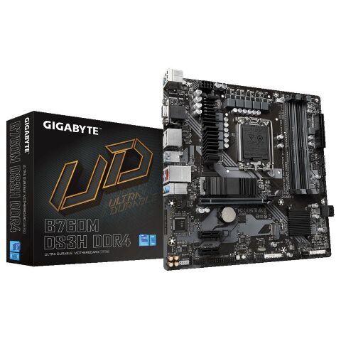 Материнская плата GIGABYTE B760M DS3H DDR4 - Системные (материнские) платы  - Системные (материнские) платы 