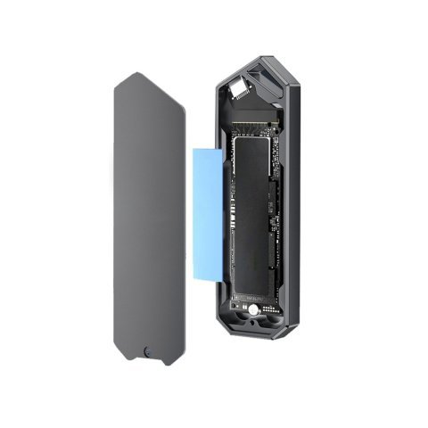 Карман внешний Dynamode M.2 SSD NVMe/SATA combo to USB3.2 GEN2 USB-C (DM-CAD-SSD14) - Нулевой остаток (Feed) - Нулевой остаток (Feed)