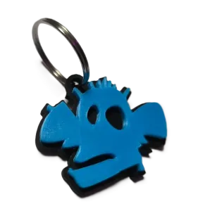 Брелок League of Legends Arcane Ліга Легенд Logo 2 Keychain ABS пластик 4 см.