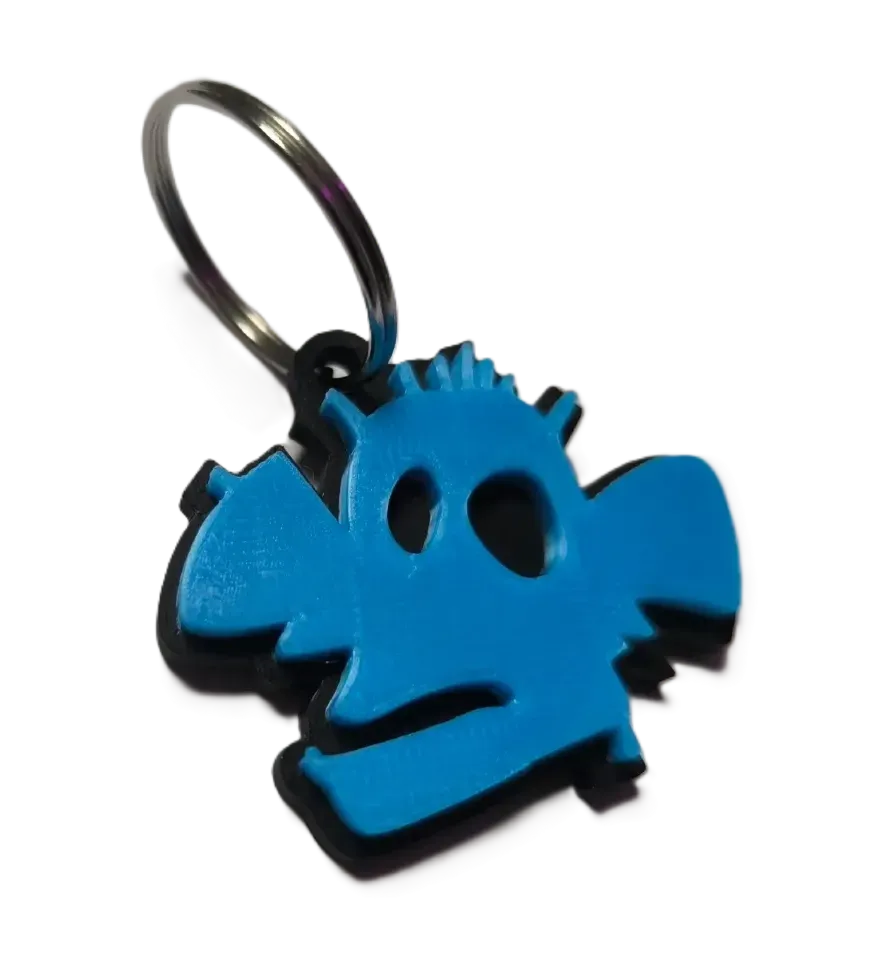Брелок League of Legends Arcane Ліга Легенд Logo 2 Keychain ABS пластик 4 см.