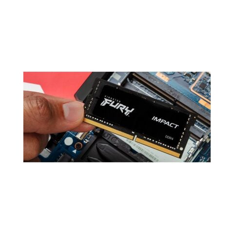 Модуль памяти для ноутбука SoDIMM DDR4 16GB 3200 MHz Impact Kingston Fury (ex.HyperX) (KF432S20IB/16) - Модули памяти к ноутбукам  - Модули памяти к ноутбукам 