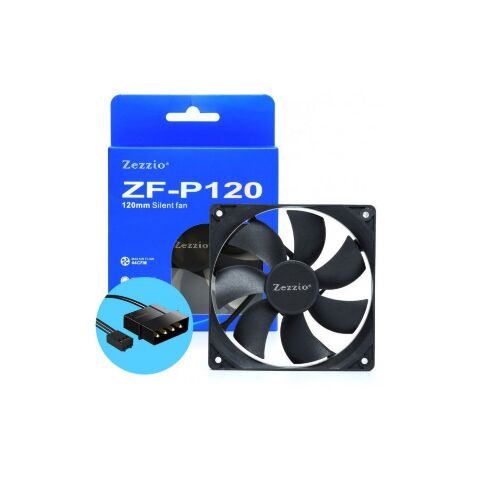 Кулер для корпуса Zezzio ZF-P120 - Нулевой остаток (Feed) - Нулевой остаток (Feed)