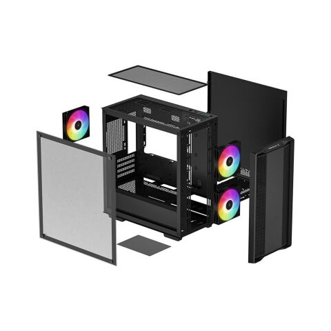 Корпус для ПК Deepcool CC360 ARGB (R-CC360-BKAPM3-G-1) - Нулевой остаток (Feed)  - Нулевой остаток (Feed) 