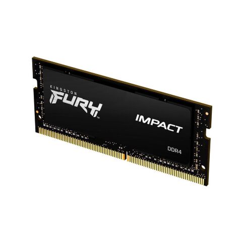 Модуль памяти для ноутбука SoDIMM DDR4 8GB 3200 MHz Fury Impact Kingston Fury (ex.HyperX) (KF432S20IB/8) - Модули памяти к ноутбукам  - Модули памяти к ноутбукам 