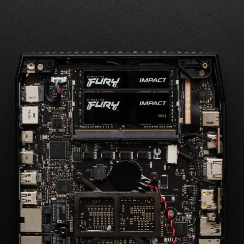 Модуль памяти для ноутбука SoDIMM DDR4 8GB 3200 MHz Fury Impact Kingston Fury (ex.HyperX) (KF432S20IB/8) - Модули памяти к ноутбукам  - Модули памяти к ноутбукам 