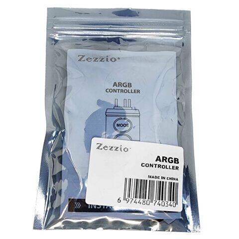 Модуль управления подсветкой Zezzio Контролер керування Zezzio ARGB 3-Pin 5V/SATA (Zezzio ARGB controller Sata) (Zezzio ARGB 3-Pin 5V/SATA) - Акссесуары к системам охлаждения - Акссесуары к системам охлаждения