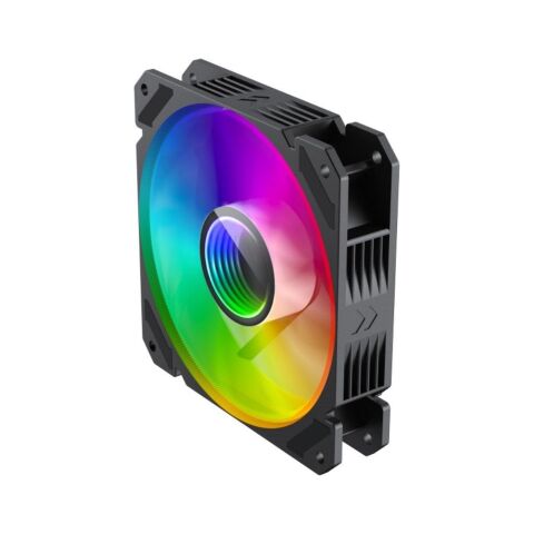 Кулер для корпуса Gamemax FN-12Rainbow-C9-Infinity - Нулевой остаток (Feed) - Нулевой остаток (Feed)