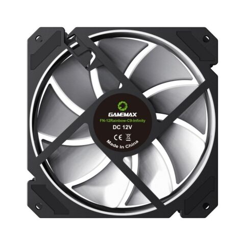 Кулер для корпуса Gamemax FN-12Rainbow-C9-Infinity - Нулевой остаток (Feed) - Нулевой остаток (Feed)