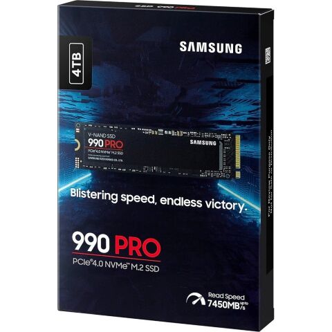 Накопитель SSD M.2 2280 4TB 990 PRO Samsung (MZ-V9P4T0BW) - Нулевой остаток (Feed)  - Нулевой остаток (Feed) 