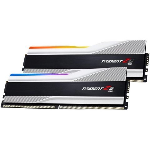 Модуль памяти для компьютера DDR5 64GB (2x32GB) 6400 MHz Trident Z5 RGB Matte White G.Skill (F5-6400J3239G32GX2-TZ5RW) - Нулевой остаток (Feed)  - Нулевой остаток (Feed) 