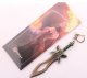 Брелок DOTA 2 Butterfly Sword Дота 2 меч метал колір бронза 6 см. -   -  
