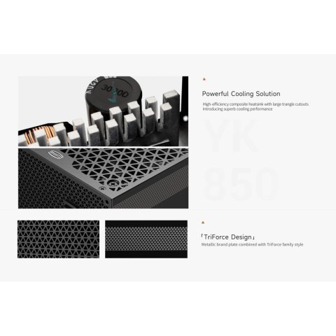 Блок питания PcCooler 850W (YK850) - Нулевой остаток (Feed) - Нулевой остаток (Feed)
