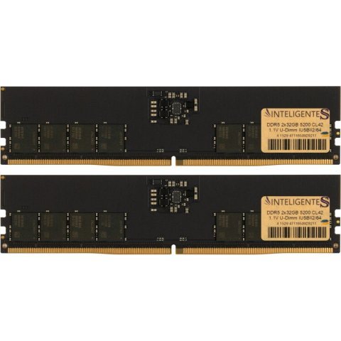 Модуль памяти для компьютера DDR5 64GB (2x32GB) 5200 MHz INTELIGENTES (IU5BII2/64) - Нулевой остаток (Feed) - Нулевой остаток (Feed)