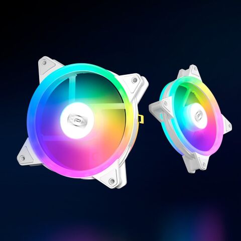 Кулер для корпуса PcCooler F3 T120 ARGB 3 in 1 White - Нулевой остаток (Feed)  - Нулевой остаток (Feed) 