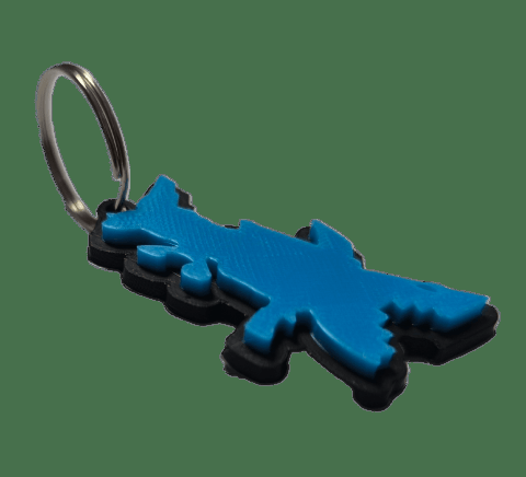 Брелок League of Legends Arcane Ліга Легенд Logo Keychain ABS пластик 4 см. - -