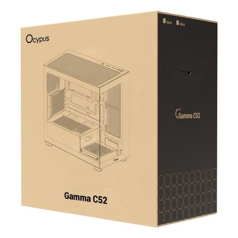 Корпус для ПК OCYPUS GAMMA C52 BK (GAMMA-C52-BKD000XX-GL) - Корпуса - Корпуса