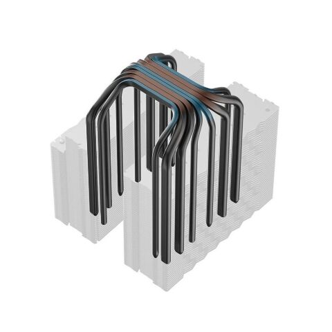 Кулер для процессора PcCooler RZ820 BK - Нулевой остаток (Feed)  - Нулевой остаток (Feed) 