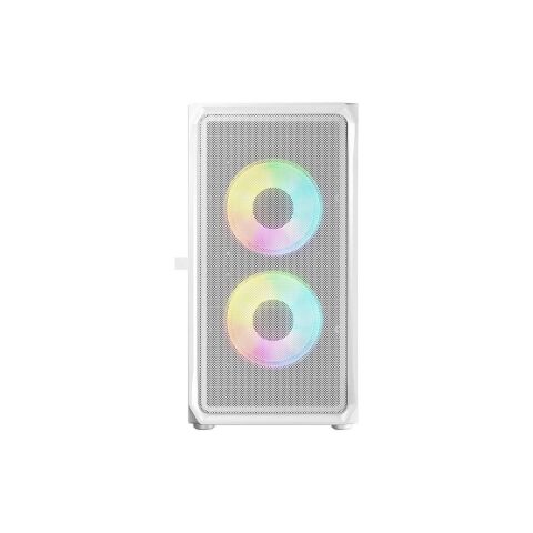 Корпус Logic concept PORTOS MESH+GLASS ARGB fans 3x120mm WHITE (AM-PORTOS-20-0000000-0002) - Нулевой остаток (Feed) - Нулевой остаток (Feed)