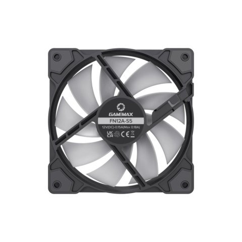 Кулер для корпуса Gamemax FN12A-S5 - Нулевой остаток (Feed)  - Нулевой остаток (Feed) 