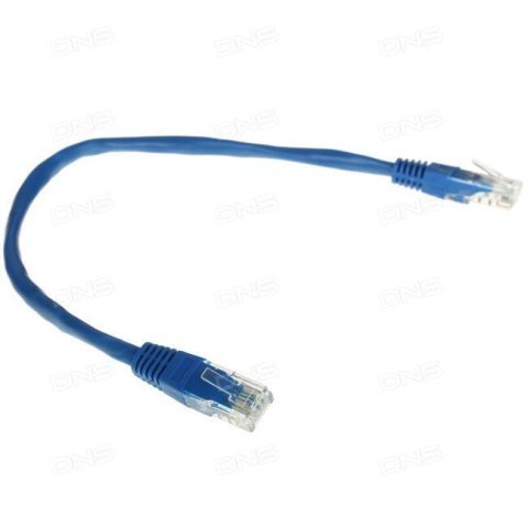 Патч-корд 0.25м Cablexpert (PP12-0.25M/B) - Локальный склад - Локальный склад