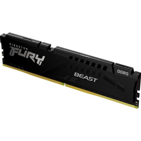 Модуль памяти для компьютера DDR5 16GB 6400 MHz Beast Black XMP Kingston Fury (ex.HyperX) (KF564C32BB-16) - Нулевой остаток (Feed) - Нулевой остаток (Feed)