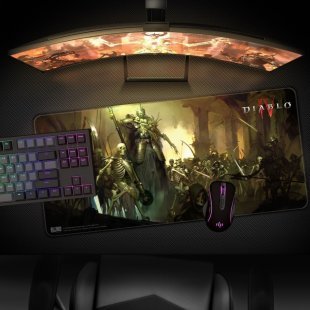 Килимок для миші ігрова поверхня Blizzard DIABLO IV 4 Skeleton King (Діабло) XL (90*42 cm)