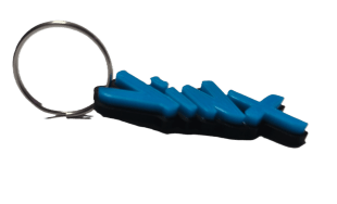 Брелок League of Legends Arcane Jinx Ліга Легенд Джинкс Keychain ABS пластик 4 см.