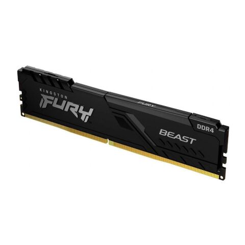 Модуль памяти для компьютера DDR4 16GB 3200 MHz Beast Black Kingston Fury (ex.HyperX) (KF432C16BB/16) - Нулевой остаток (Feed) - Нулевой остаток (Feed)