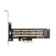 Контроллер Dynamode M.2 SSD NVMe M-Key to PCI-E 3.0 x4/ x8/ x16, full profile br (PCI-Ex4- M.2 M-key) - Нулевой остаток (Feed)  - Нулевой остаток (Feed) 