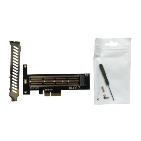 Контроллер Dynamode M.2 SSD NVMe M-Key to PCI-E 3.0 x4/ x8/ x16, full profile br (PCI-Ex4- M.2 M-key) - Нулевой остаток (Feed)  - Нулевой остаток (Feed) 