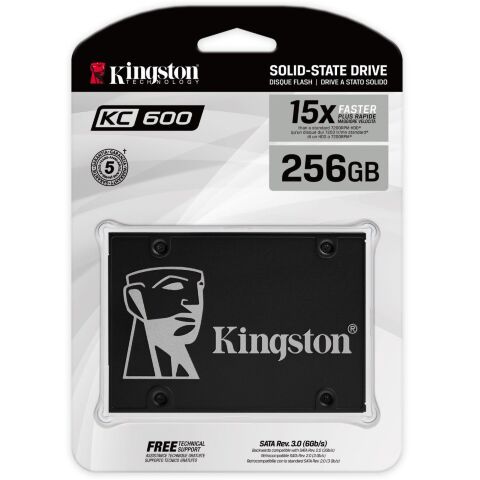 Накопитель SSD 2.5" 256GB Kingston (SKC600/256G) - Внутренние SSD  - Внутренние SSD 