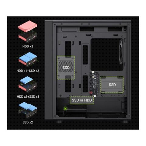 Корпус для ПК Gamemax AERIS 330 MB - Корпуса  - Корпуса 
