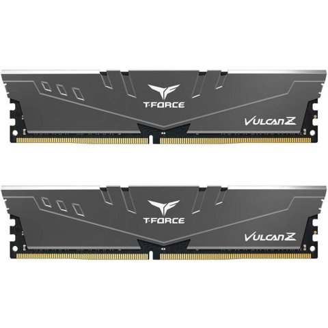Модуль памяти для компьютера DDR4 16GB (2x8GB) 3200 MHz T-Force Vulcan Z Gray Team (TLZGD416G3200HC16CDC01) - Нулевой остаток (Feed) - Нулевой остаток (Feed)