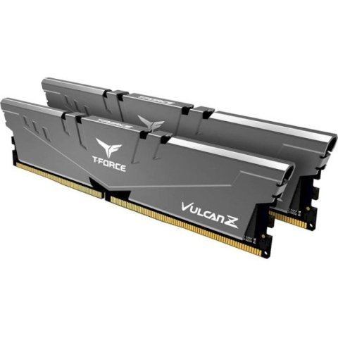 Модуль памяти для компьютера DDR4 16GB (2x8GB) 3200 MHz T-Force Vulcan Z Gray Team (TLZGD416G3200HC16CDC01) - Нулевой остаток (Feed) - Нулевой остаток (Feed)