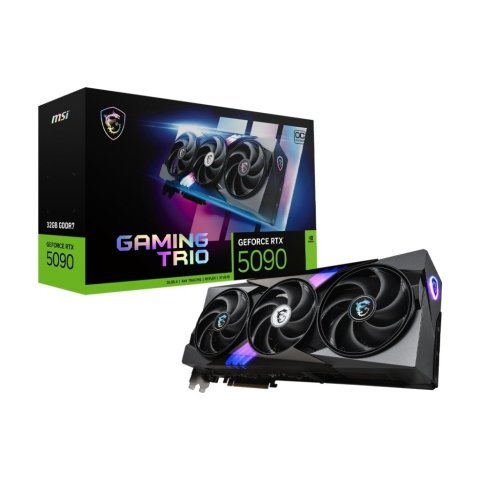 Видеокарта MSI GeForce RTX5090 32GB GAMING TRIO OC (RTX 5090 32G GAMING TRIO OC) - Нулевой остаток (Feed) - Нулевой остаток (Feed)