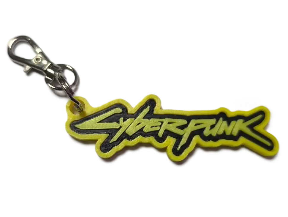 Брелок Cyberpunk 2077 Keychain Кіберпанк ABS пластик 5 см.