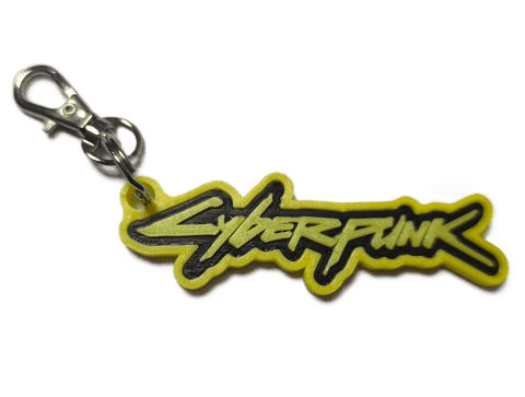 Брелок Cyberpunk 2077 Keychain Кіберпанк ABS пластик 5 см. -   -  